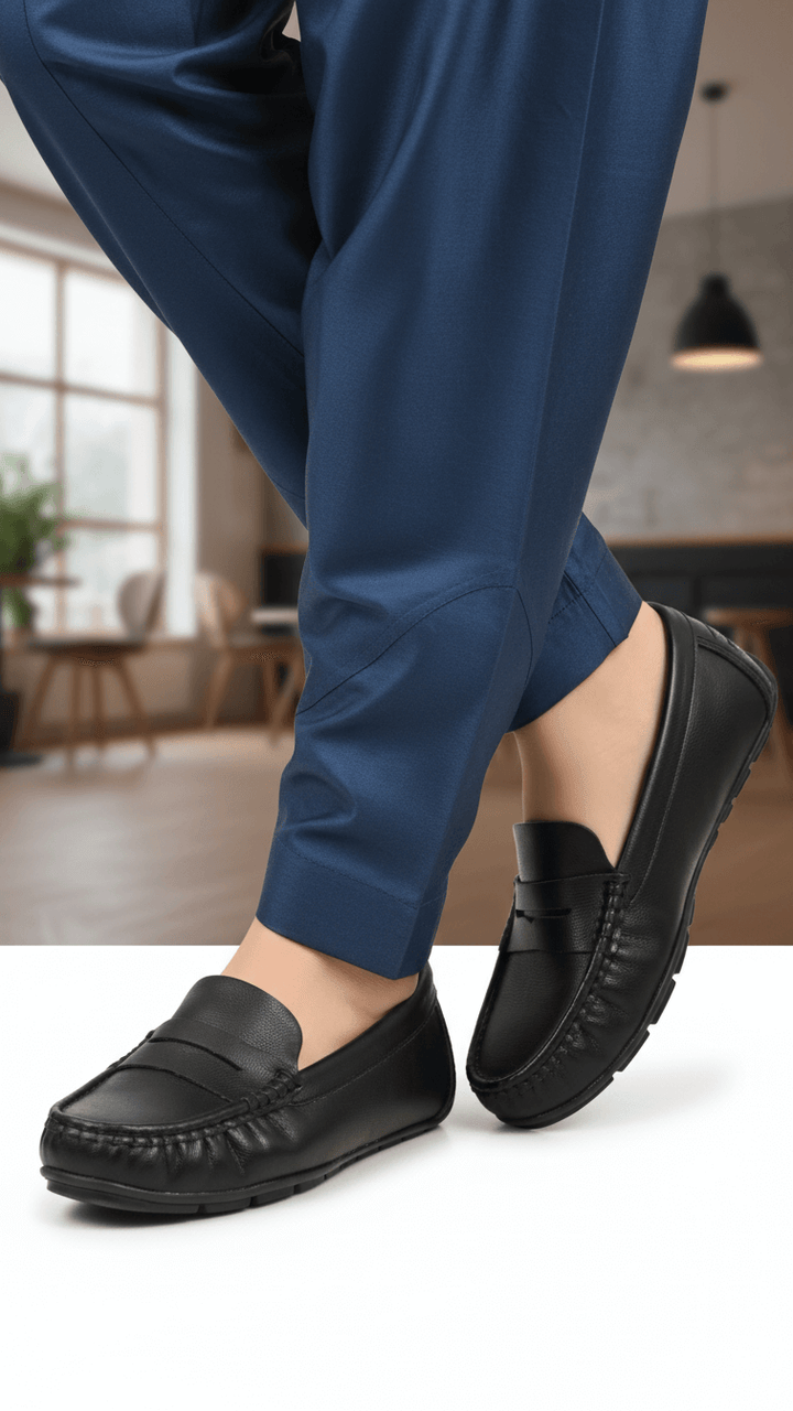 Black Moccasin For Ladies WN4471