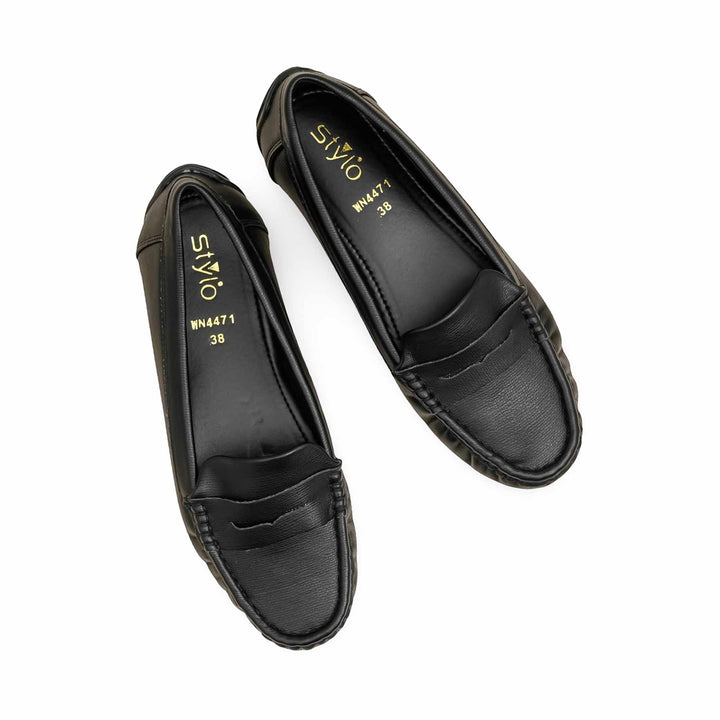Black Moccasin For Ladies WN4471