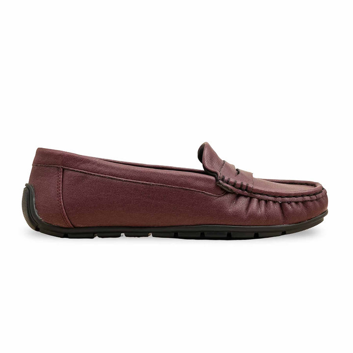 Maroon Moccasin For Women WN4471