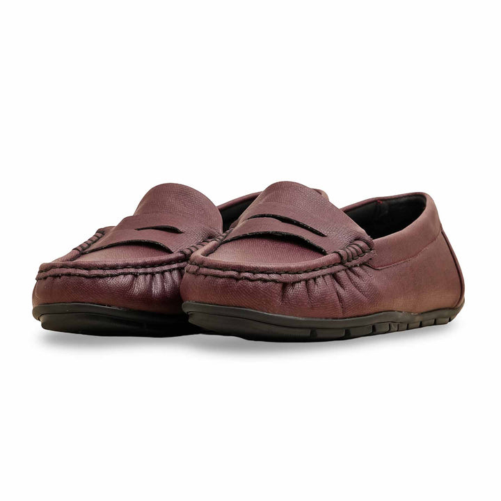 Maroon Moccasin For Women WN4471