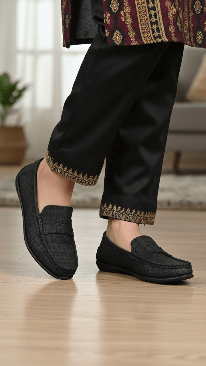 Black Moccasin For Women WN4477