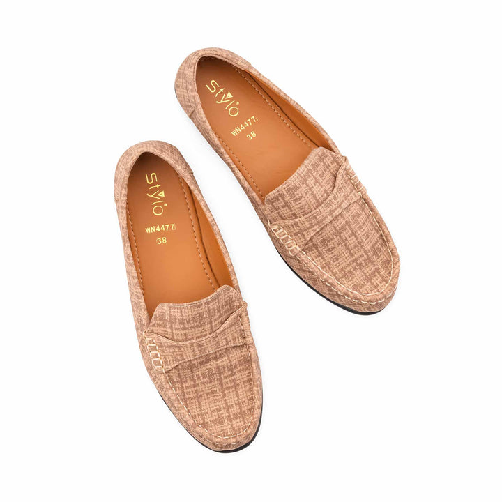 Beige Women Moccasin WN4477
