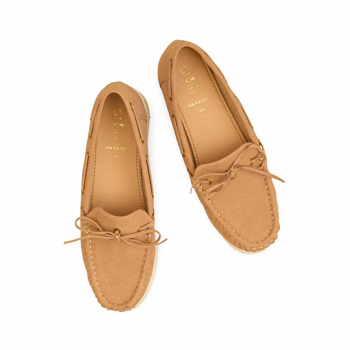 Beige Women Moccasin WN4486