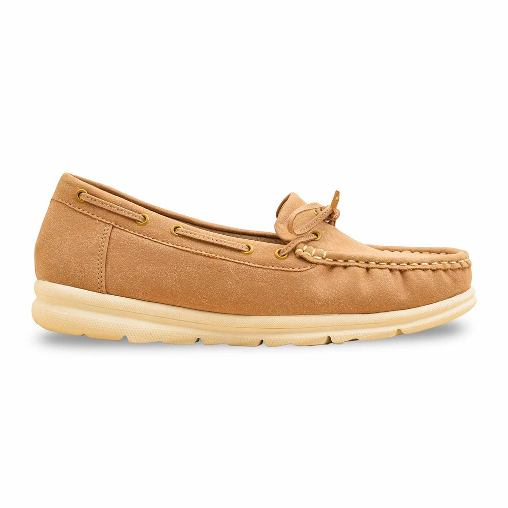 Beige Women Moccasin WN4486