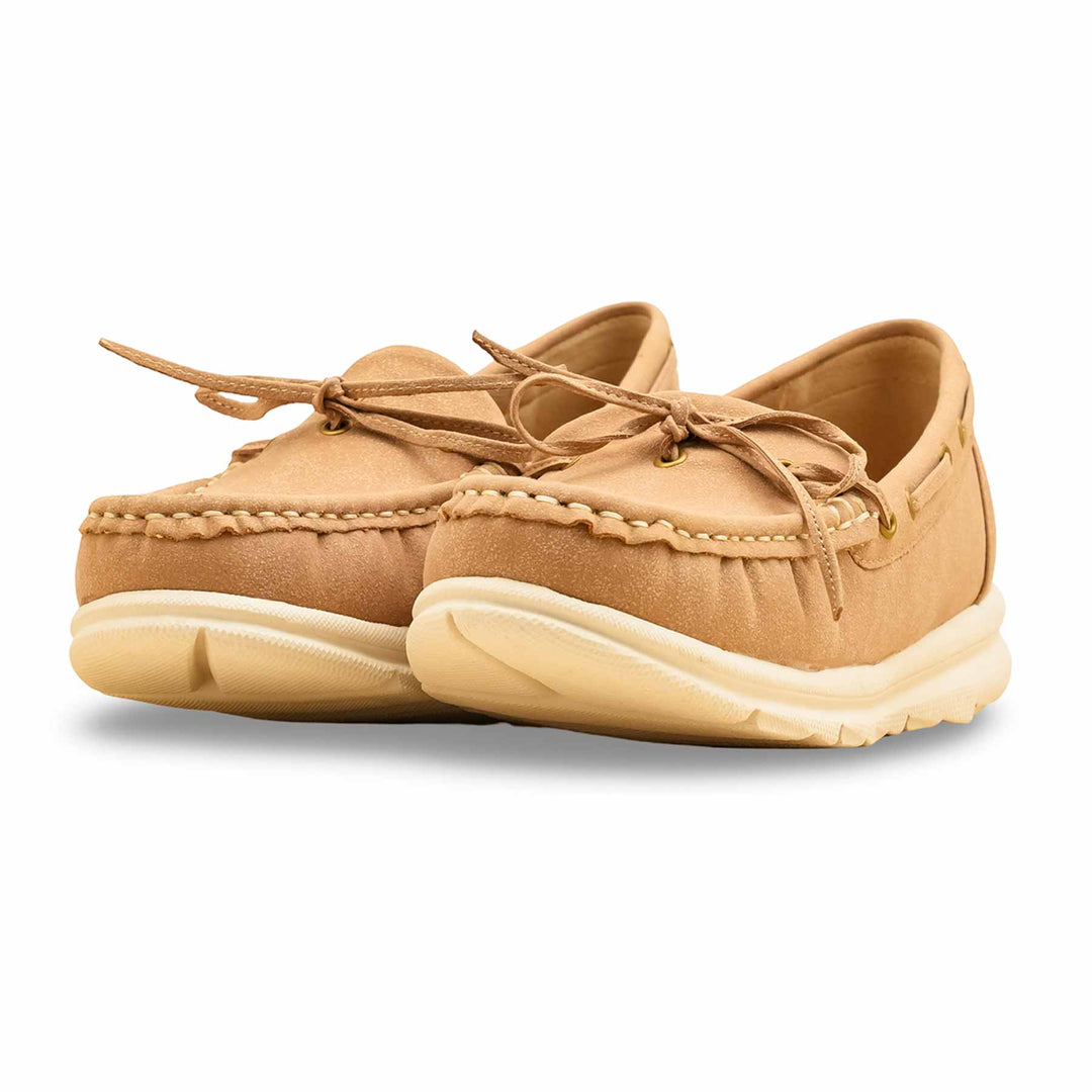 Beige Women Moccasin WN4486