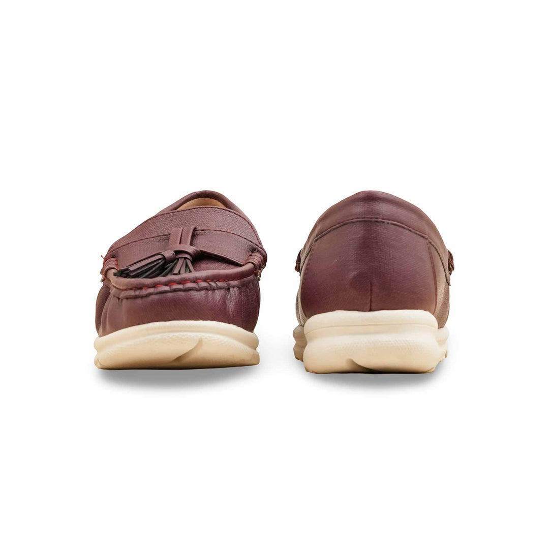Maroon Moccasin For Women WN4487