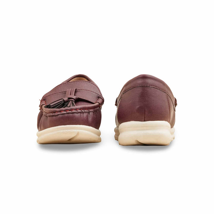 Maroon Moccasin For Women WN4487