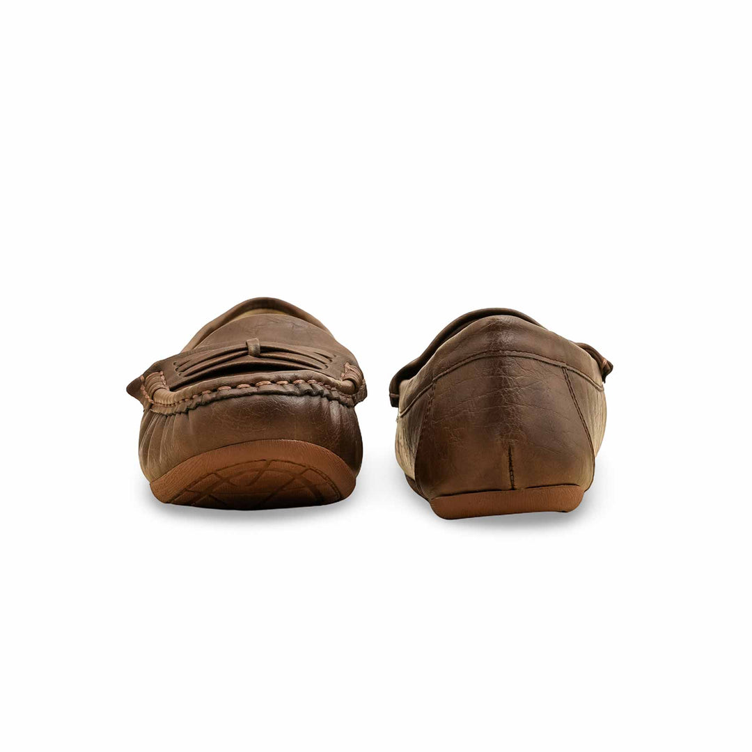 Brown Women Moccasin WN4488