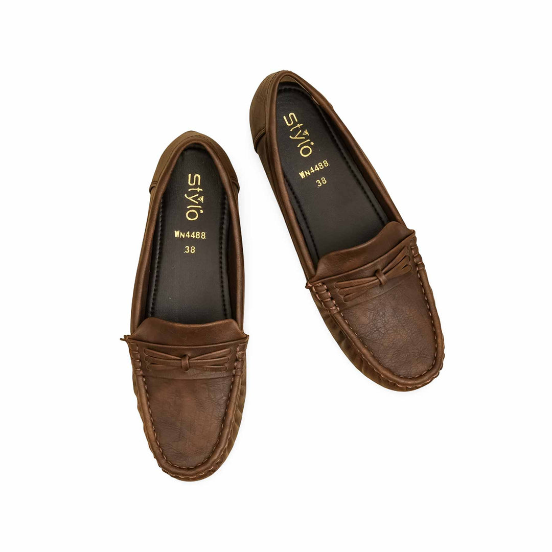 Brown Women Moccasin WN4488