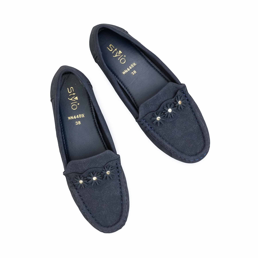 Blue Women Moccasin WN4489