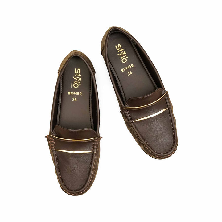 Brown Women Moccasin WN4490