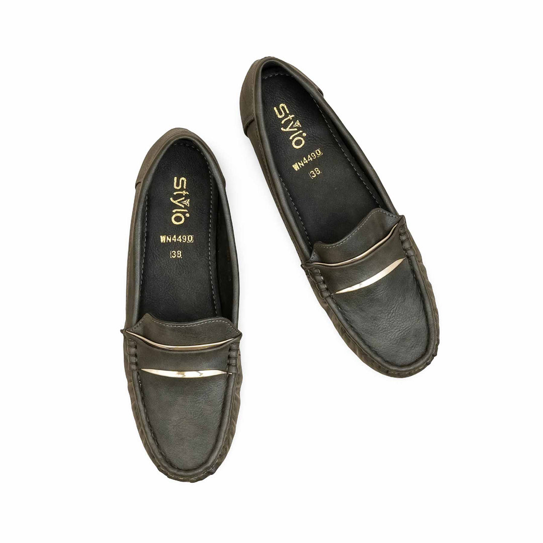 Grey Women Moccasin WN4490