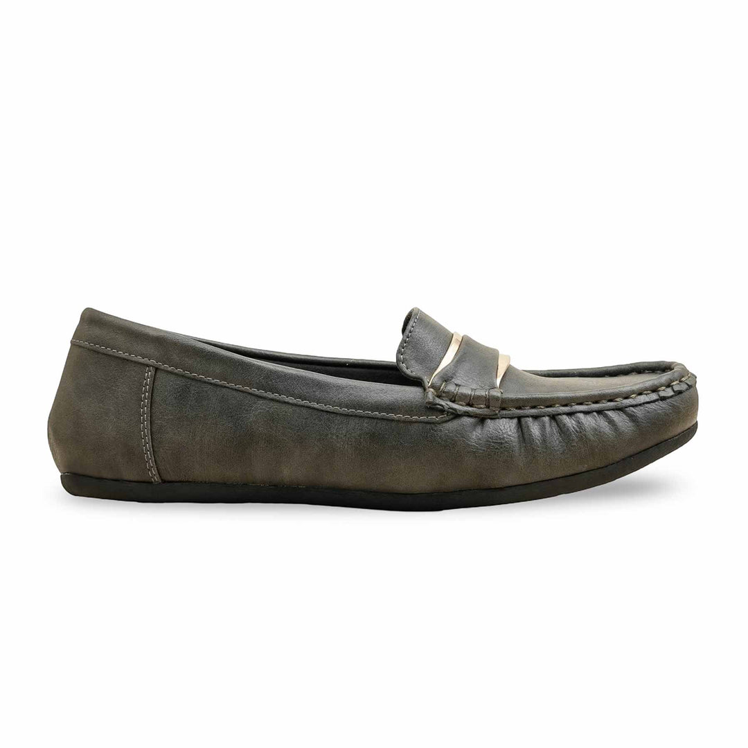 Grey Women Moccasin WN4490