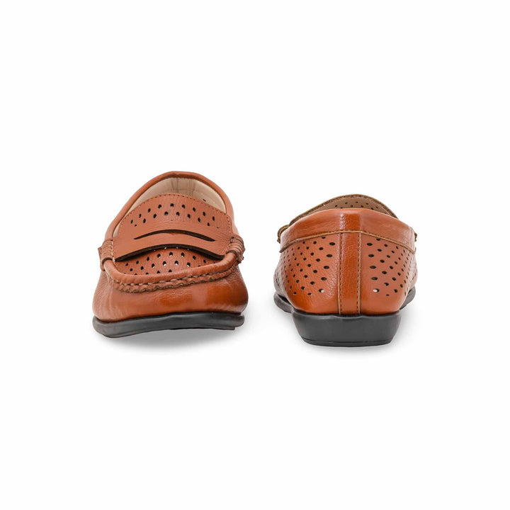 Tan Moccasin For Ladies WN4491