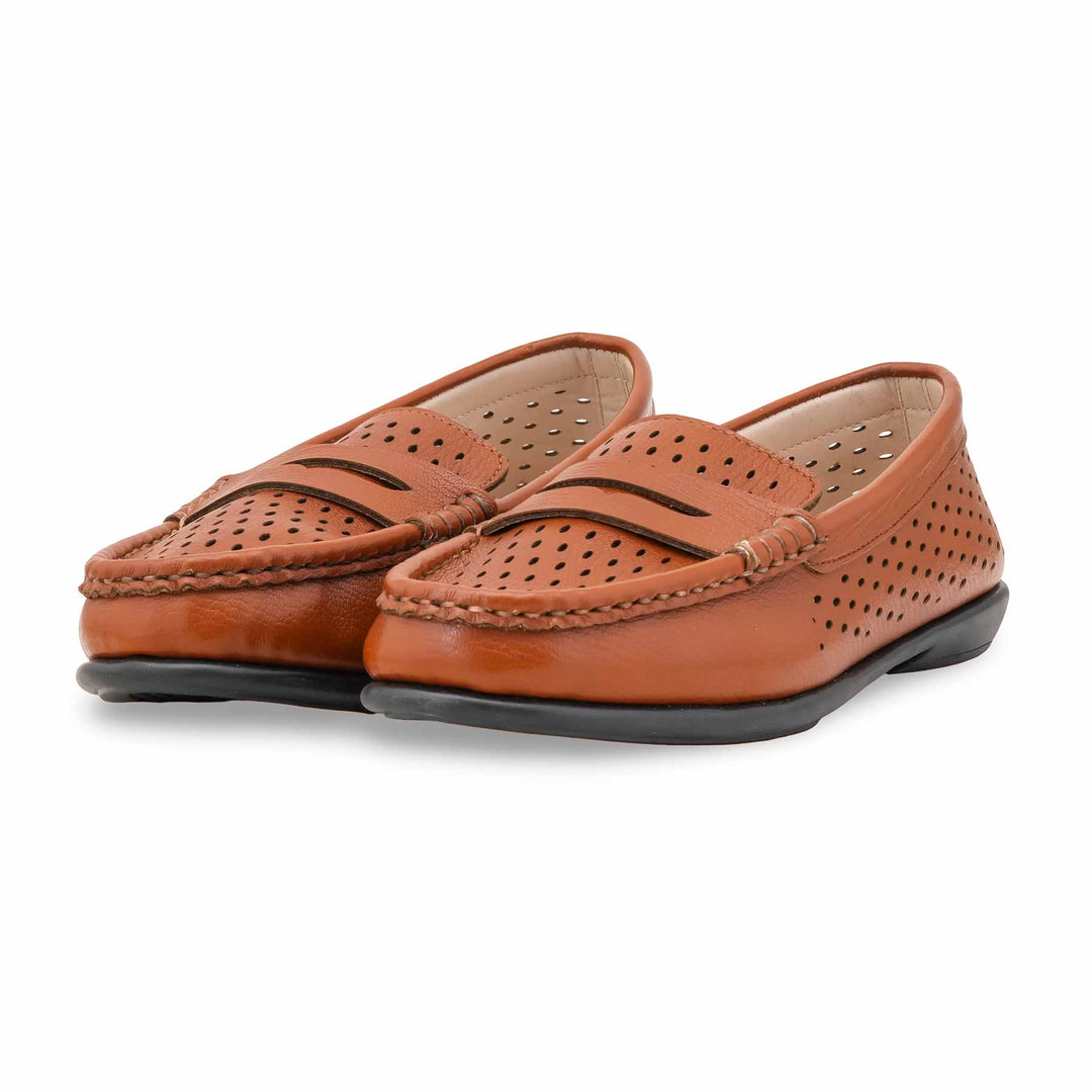 Tan Moccasin For Ladies WN4491