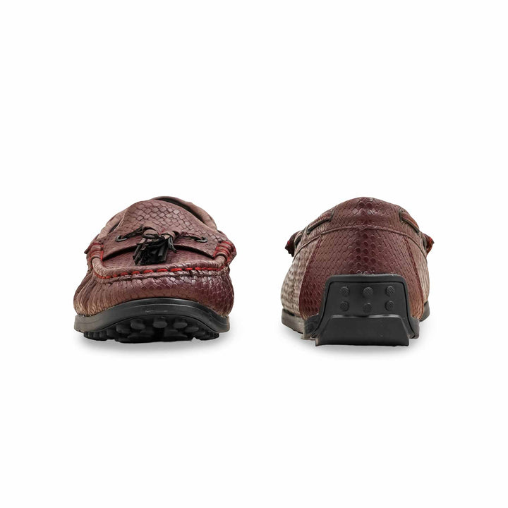 Burgundy Moccasin For Ladies WN4492