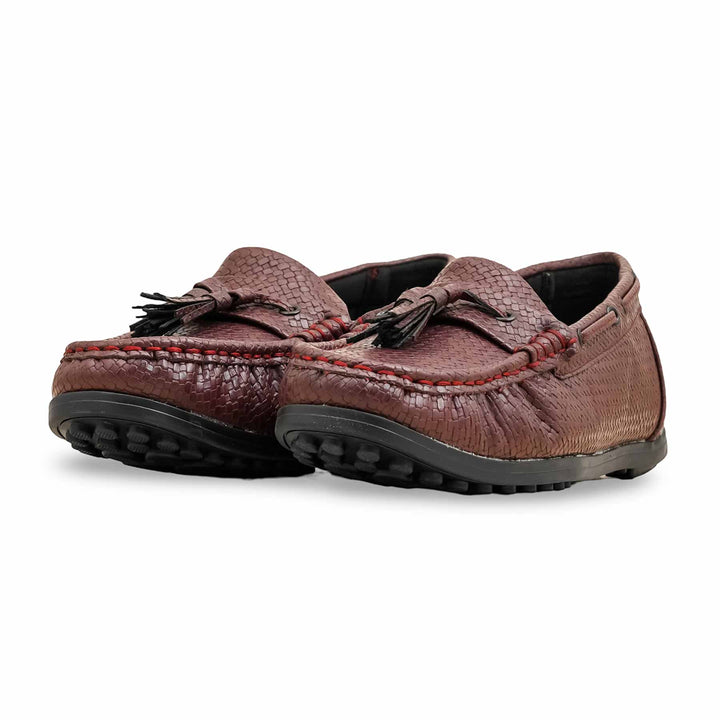 Burgundy Moccasin For Ladies WN4492