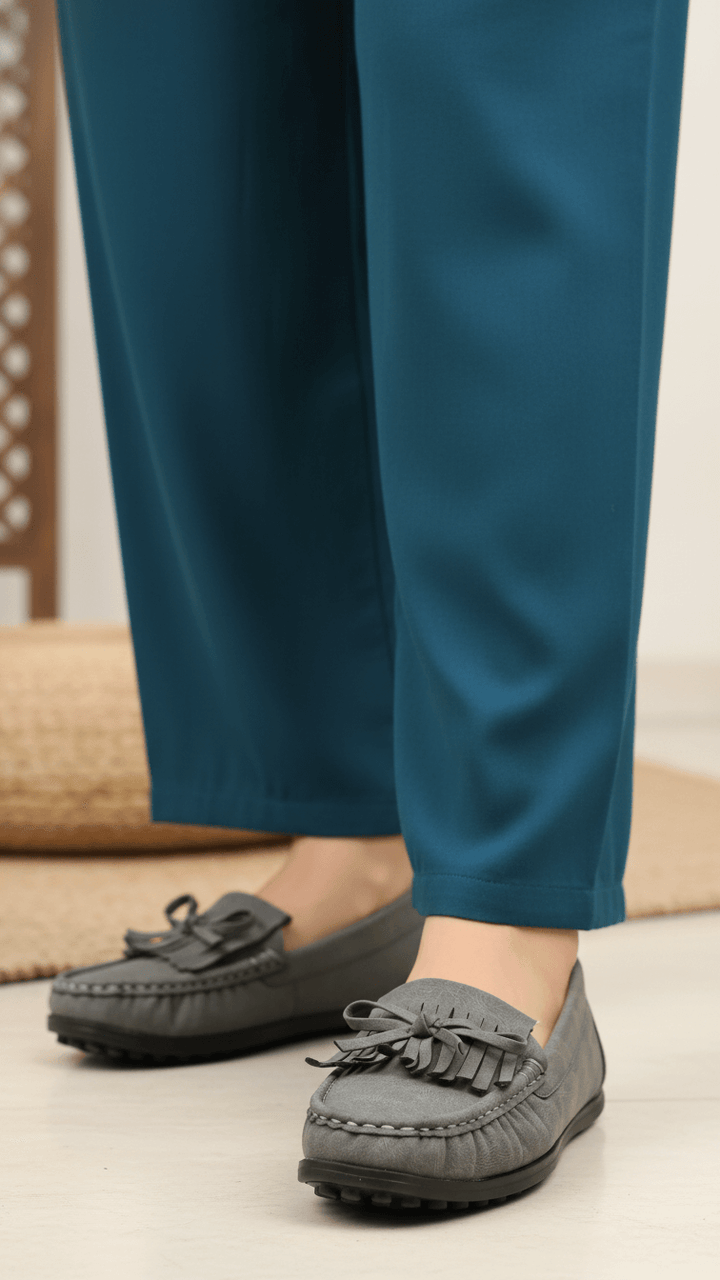Grey Moccasin For Ladies WN4493