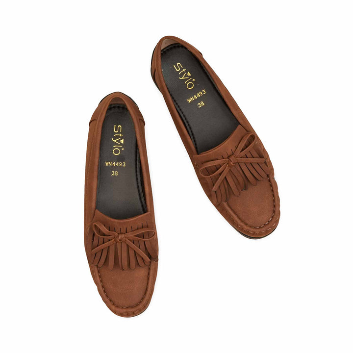 Brown Women Moccasin WN4493