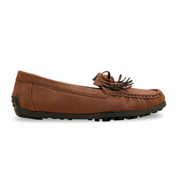 Brown Women Moccasin WN4493