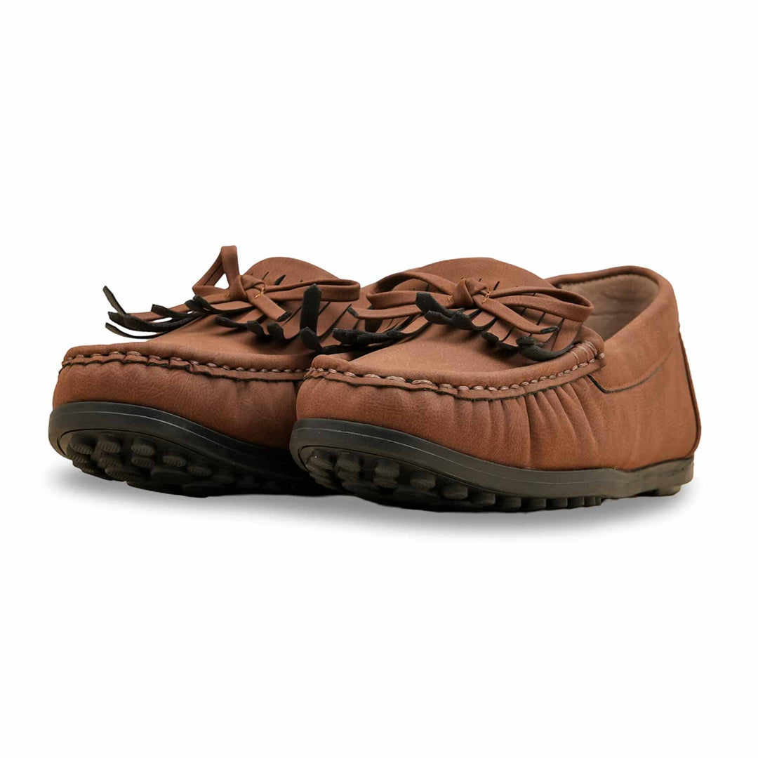 Brown Women Moccasin WN4493
