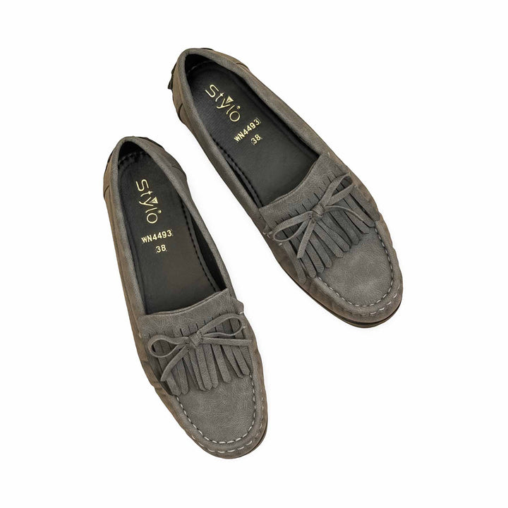 Grey Moccasin For Ladies WN4493