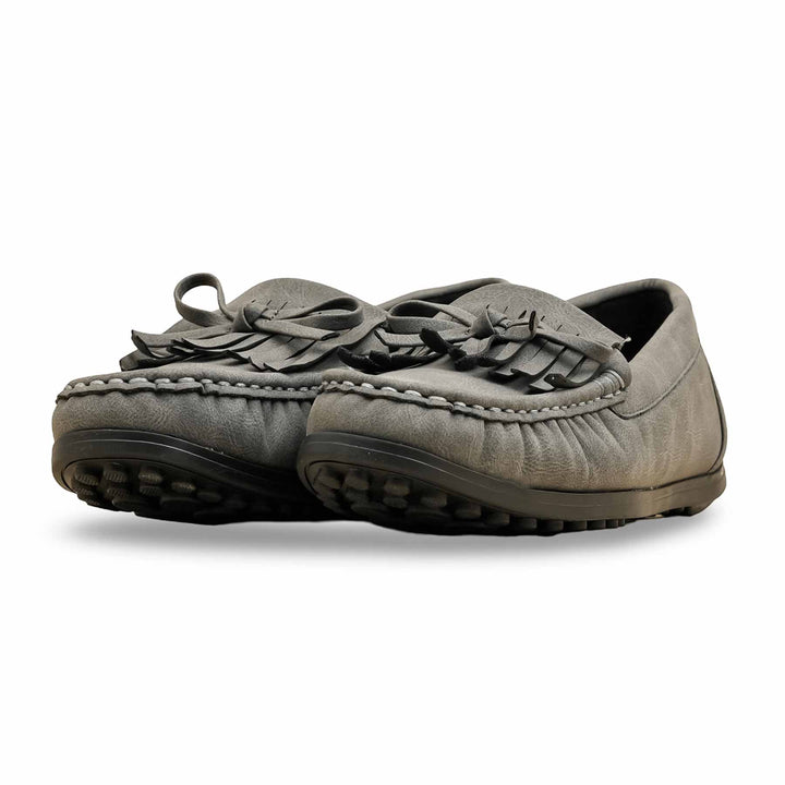 Grey Moccasin For Ladies WN4493