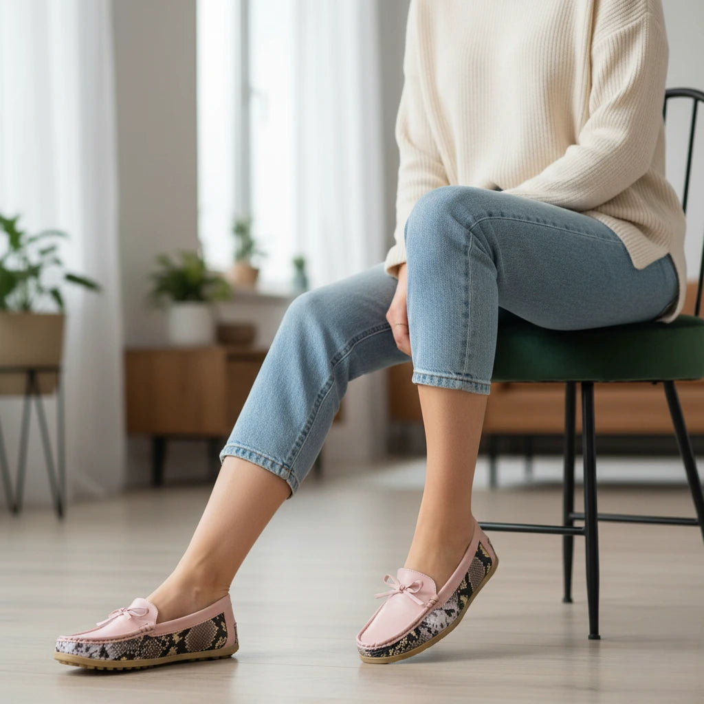 Pink Moccasin For Women WN4494