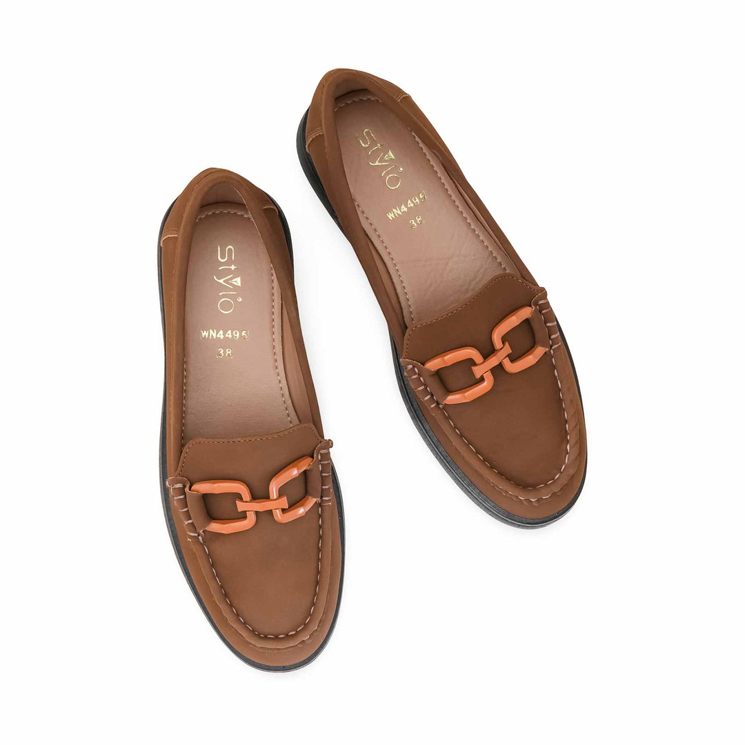 Brown Women Moccasin WN4495