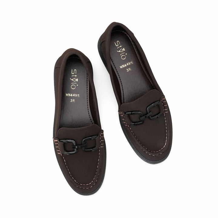 Coffee Moccasin For Ladies WN4495