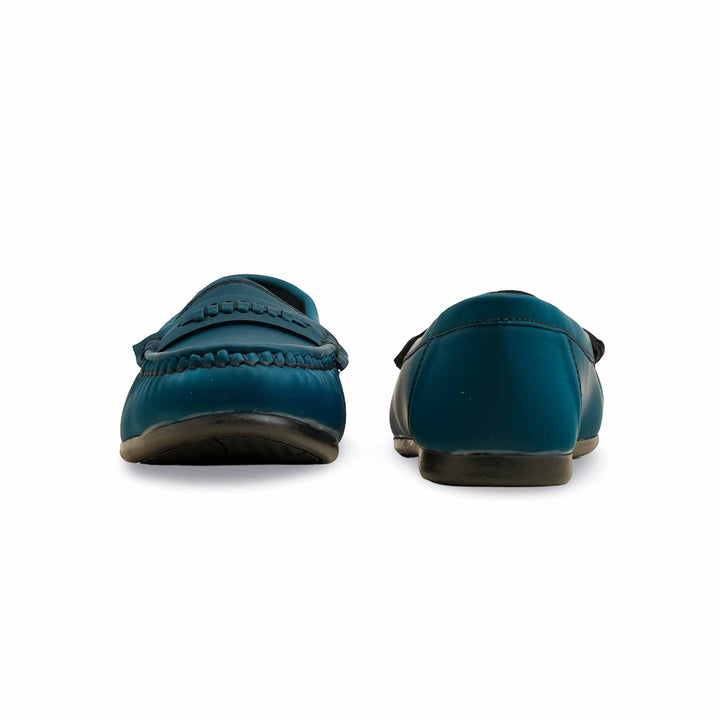 Teal Blue Moccasin WN4501