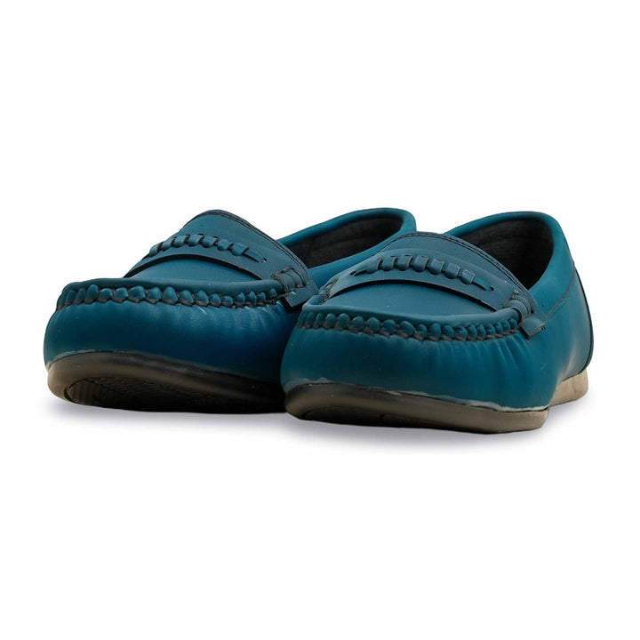 Teal Blue Moccasin WN4501