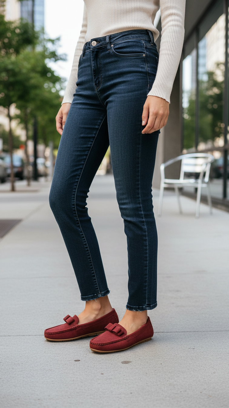 Maroon Moccasin WN4502