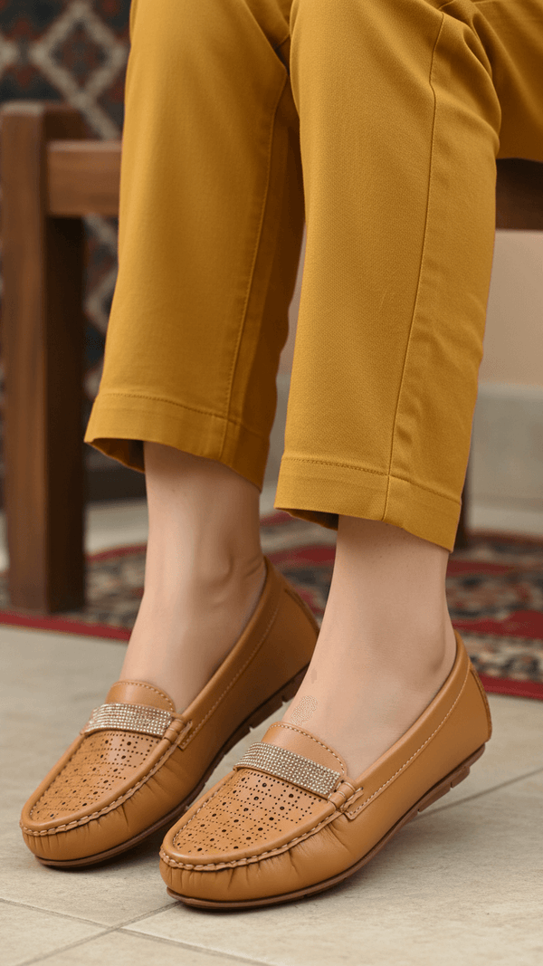 Fawn Moccasin For Ladies WN4504
