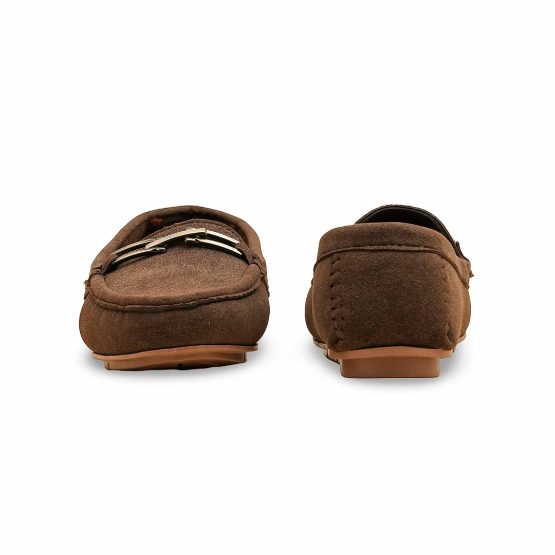Brown Moccasin For Women WN4505