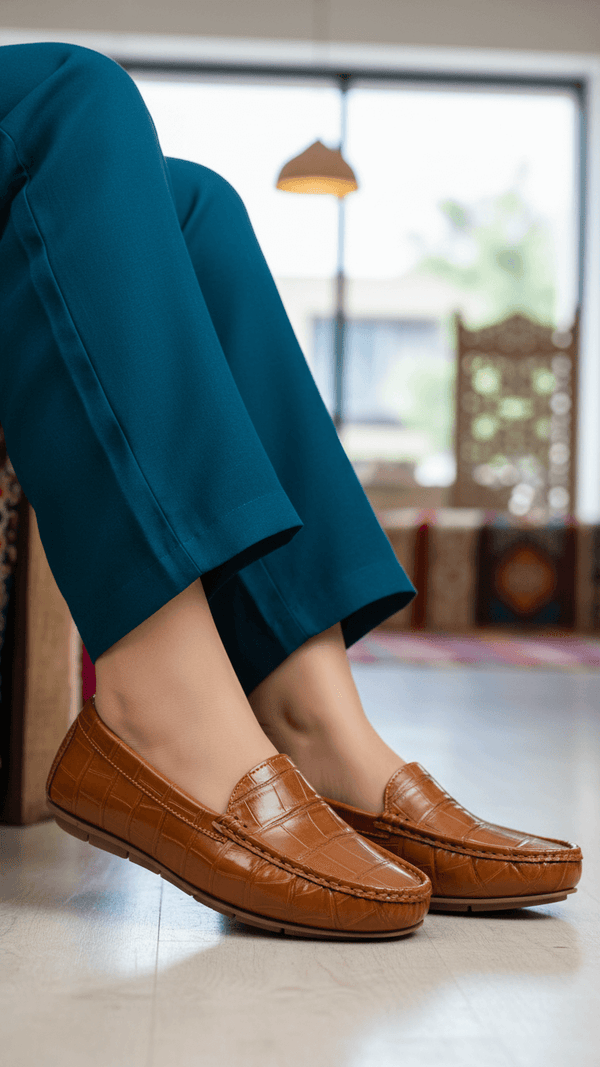 Tan Moccasin For Women WN4507