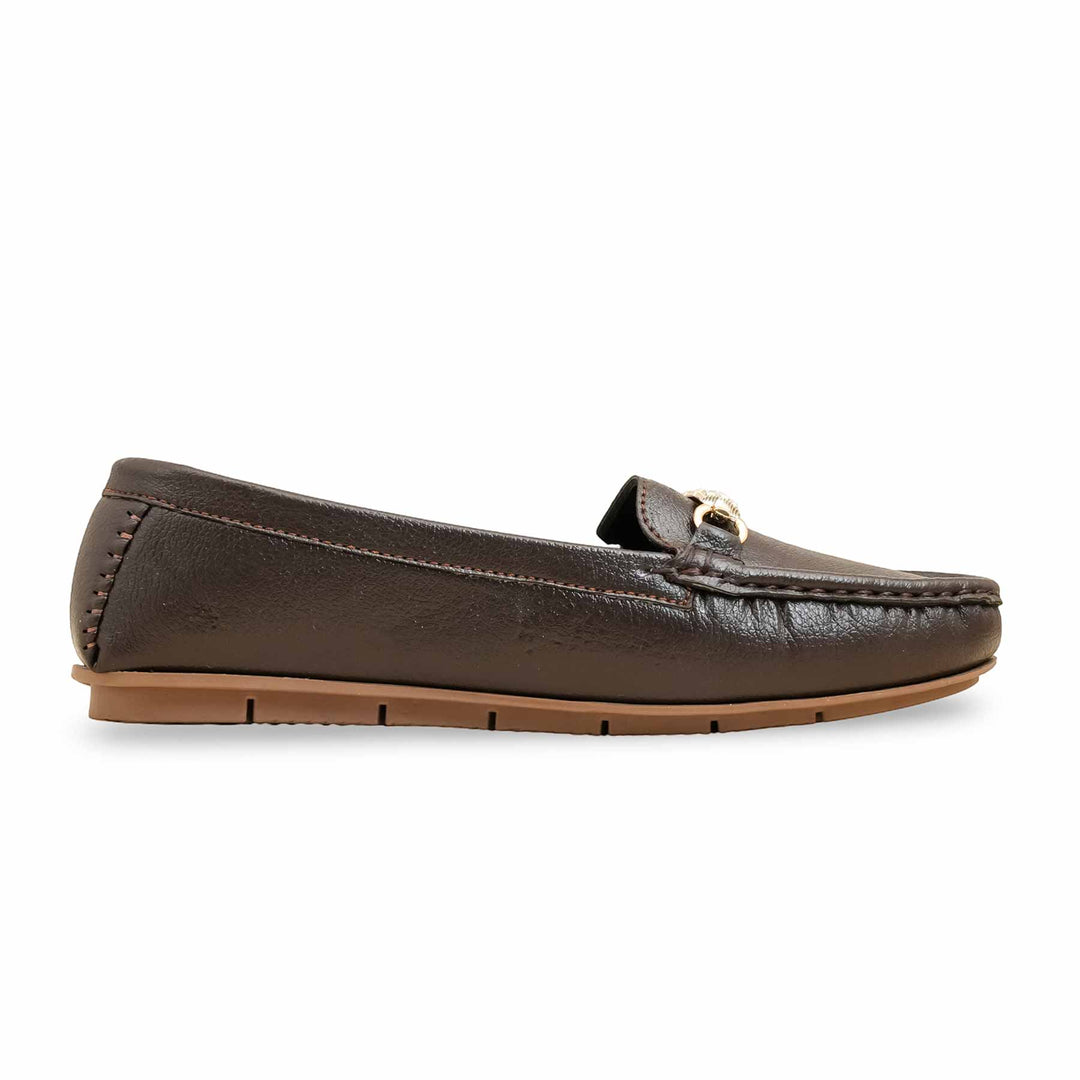 Brown Moccasin For Women WN4508