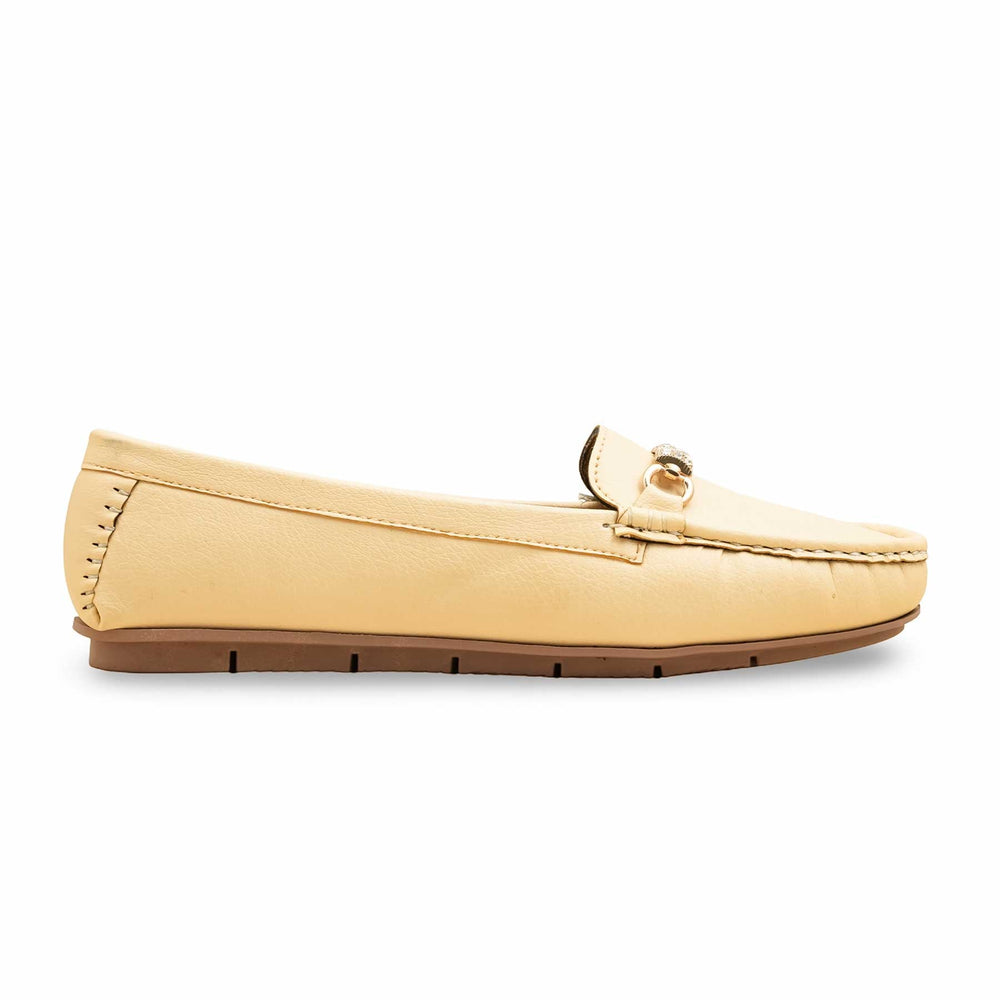 Cream Moccasin For Ladies WN4508