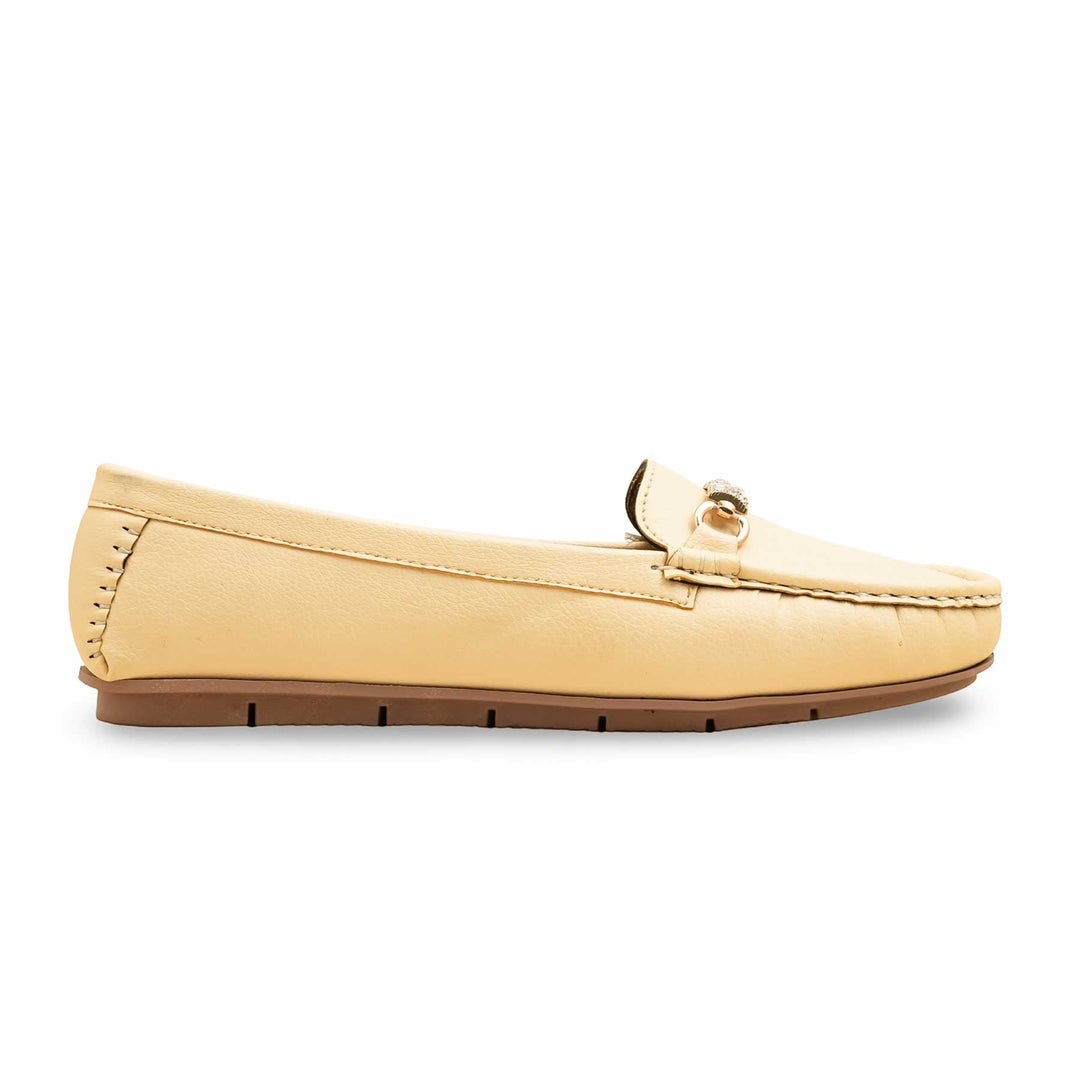 Cream Moccasin For Ladies WN4508