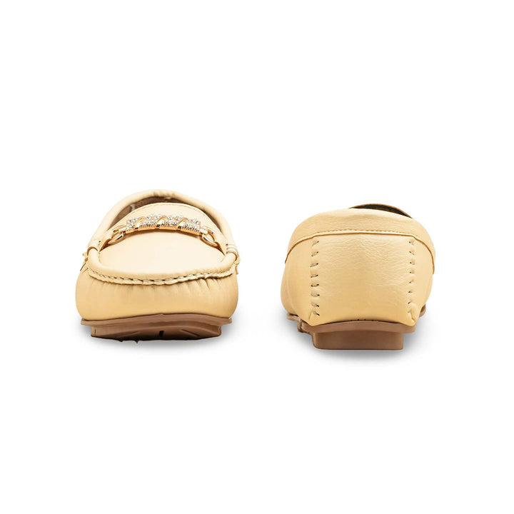 Cream Moccasin For Ladies WN4508