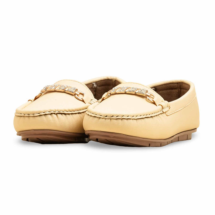 Cream Moccasin For Ladies WN4508