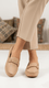 Beige Moccasin For Women WN4510