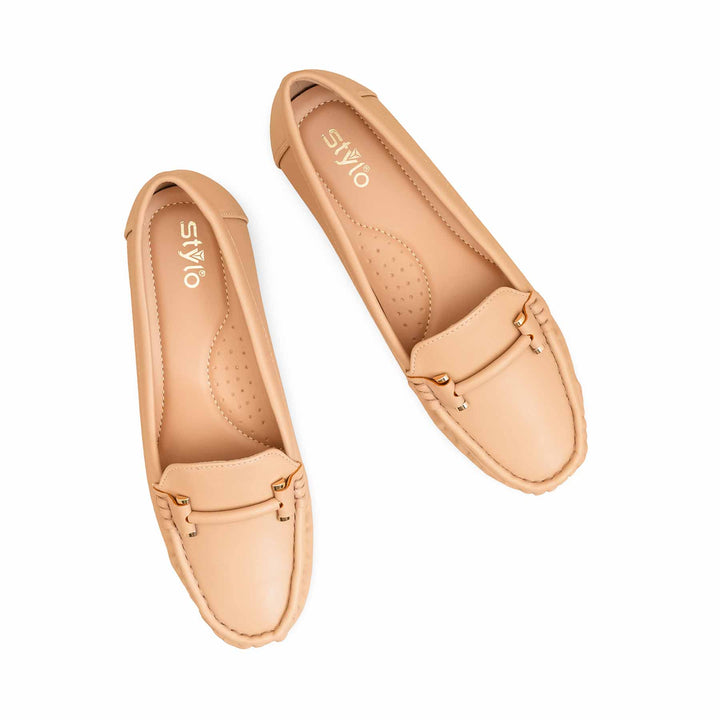 Beige Moccasin For Women WN4510