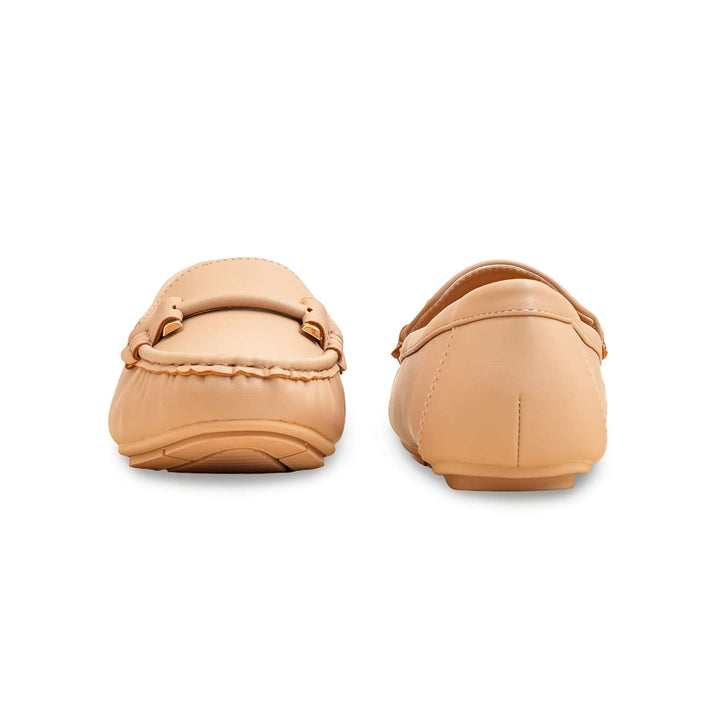 Beige Moccasin For Women WN4510