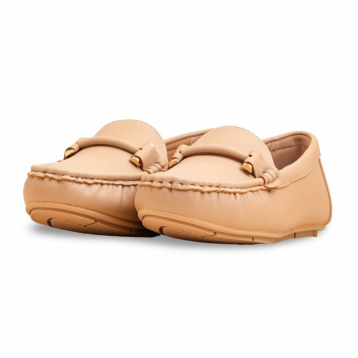 Beige Moccasin For Women WN4510