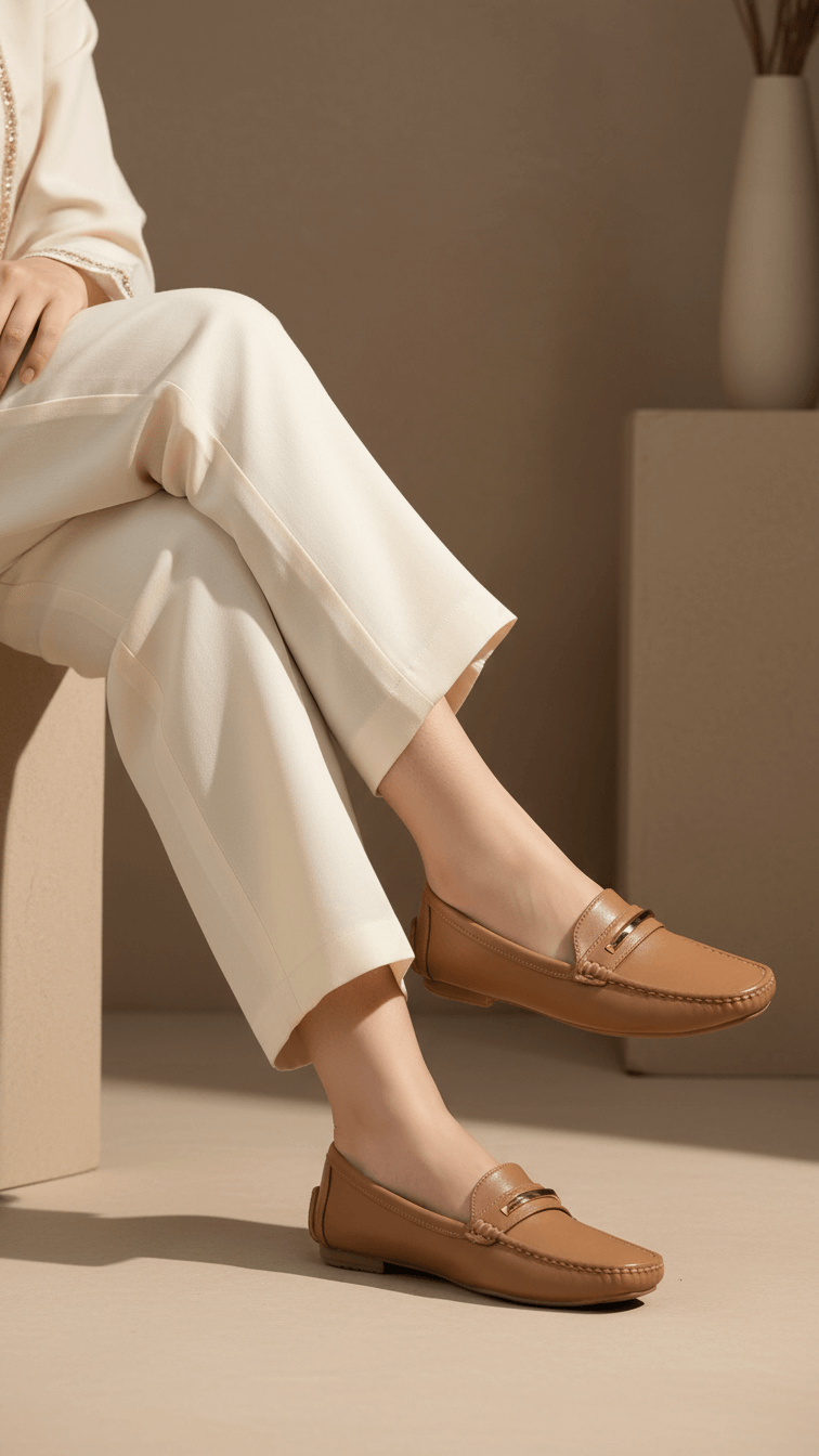 Brown Women Moccasin WN4511