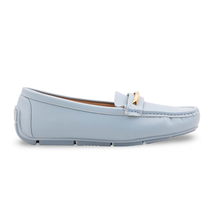 Sky Blue Moccasin For Women WN4511