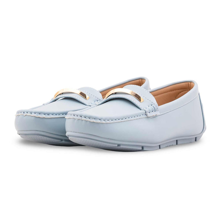 Sky Blue Moccasin For Women WN4511