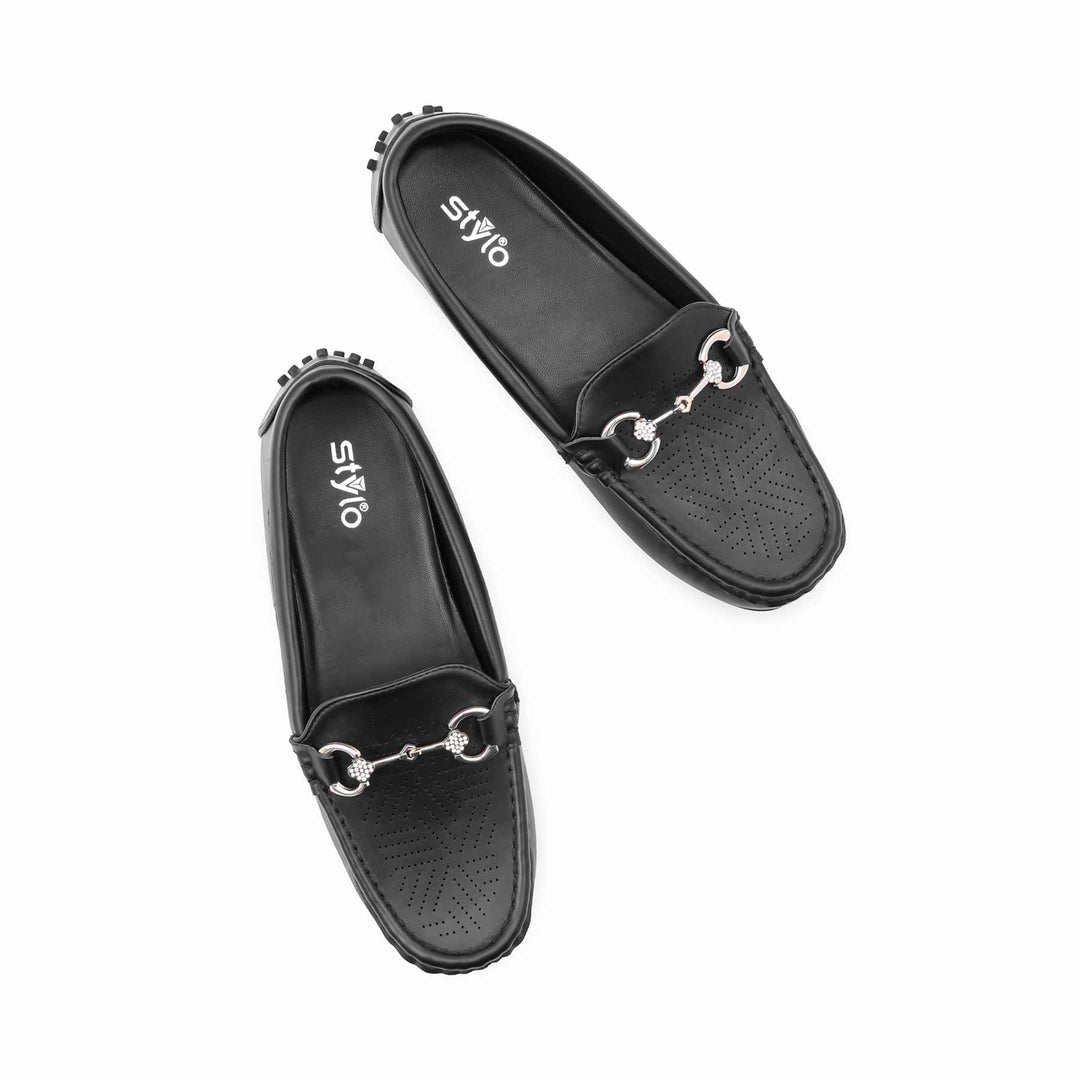 Black Moccasin For Women WN4512