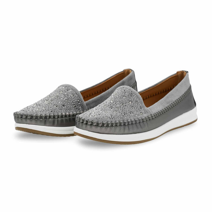 Grey Moccasin For Women WN4514